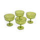 Rue Margarita Glass Olive - Set of 4