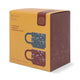 Simon Set of 2 Espresso Cups - Burgundy + Navy