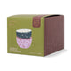 Bella Set of 2 Dipping Bowls - Navy + Lilac Splatter
