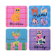 Set of 4 Coasters - The Cat Lover