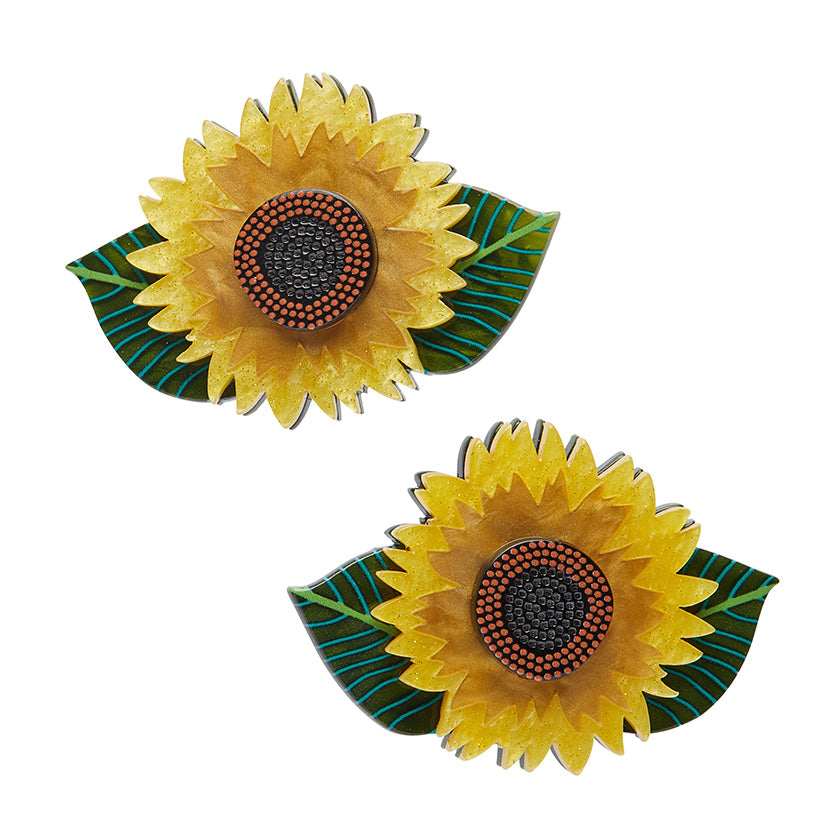 Sunshine and Smiles Hair Clips - Set of 2