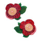 Pretty Poppies Hair Clips - Set of 2