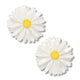 Cut-Leaf Daisy Hair Clips - Set of 2