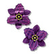Chocolate Lily Hair Clips - Set of 2