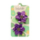 Chocolate Lily Hair Clips - Set of 2