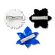 Assorted Flowers Hair Clips - Set of 3