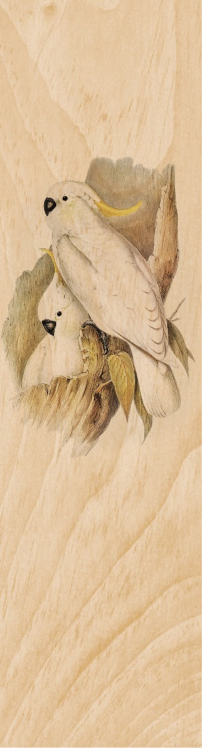 Sulphur Crested Cockatoo Wooden Bookmark