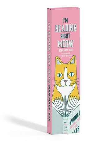 I'm Reading Right Meow Bookmark Box