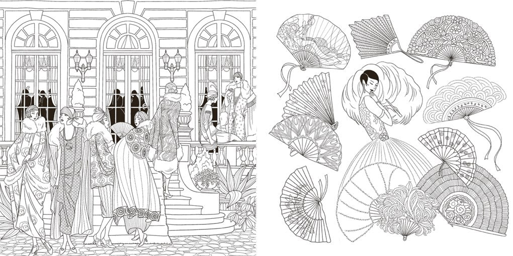 Jazz Age:  A Twenties Inspired Colouring Book