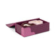 Boxed Set Of 2 Jigsaw 4 Oz Candles - Burgundy & Pink - Pink Pistachio & Black Dahlia Fig