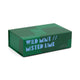 Boxed Set Of 2 Jigsaw 4 Oz Candles - Green & Blue - Wild Mint & Misted Lime