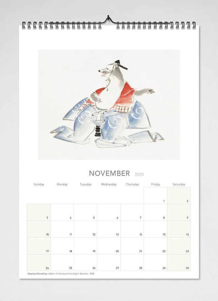 Japanese Print 2024 Wall Calendar