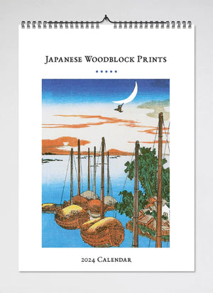 Japanese Woodblock Prints 2024 Wall Calendar