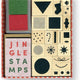 Jingle Stamps: 22 Stamps + 2 Ink Pads