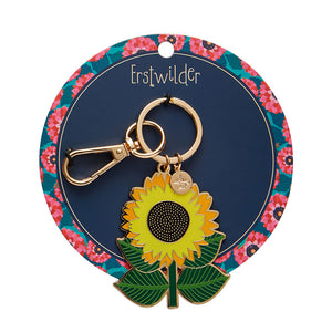 Sunshine Smiles Enamel Keyring