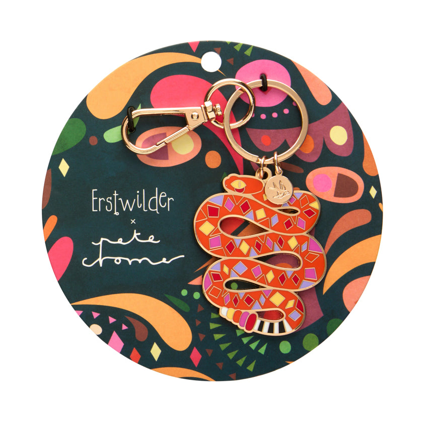 Rowdy Rattlesnake Key Ring