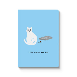 Ken the Cat - Outside The Box Paperback Notebook