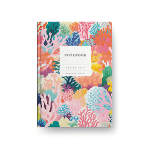 Kaleido Gouache Coral A5 Hardback Notebook