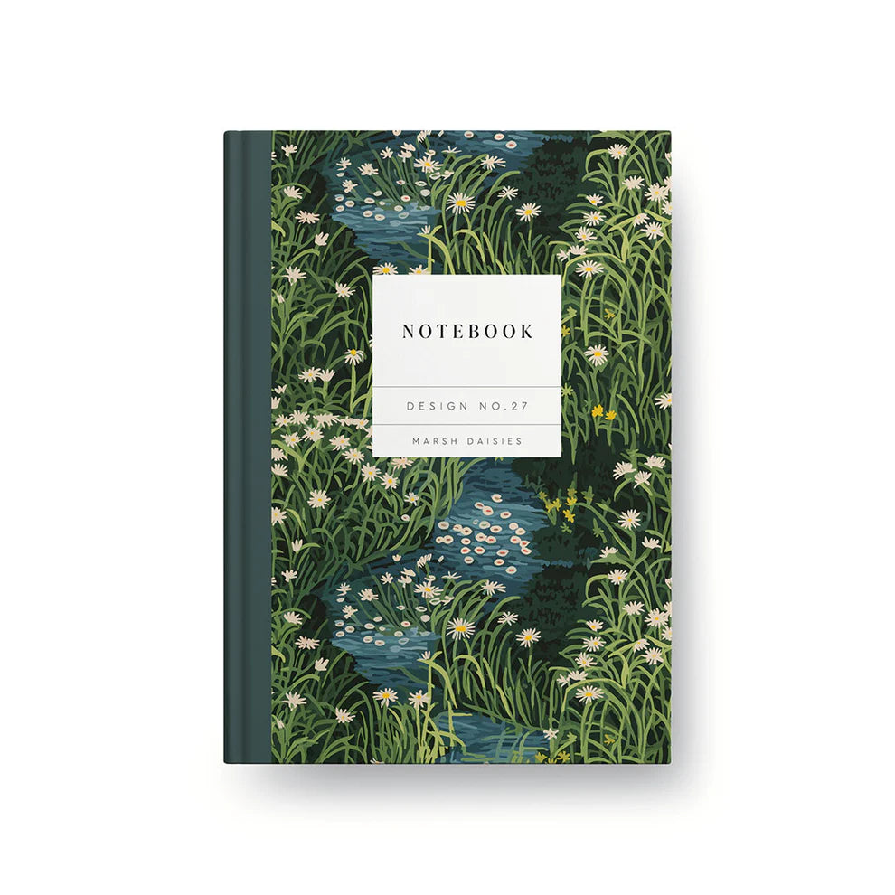 Kaleido Marsh Daisies A5 Hardback Notebook