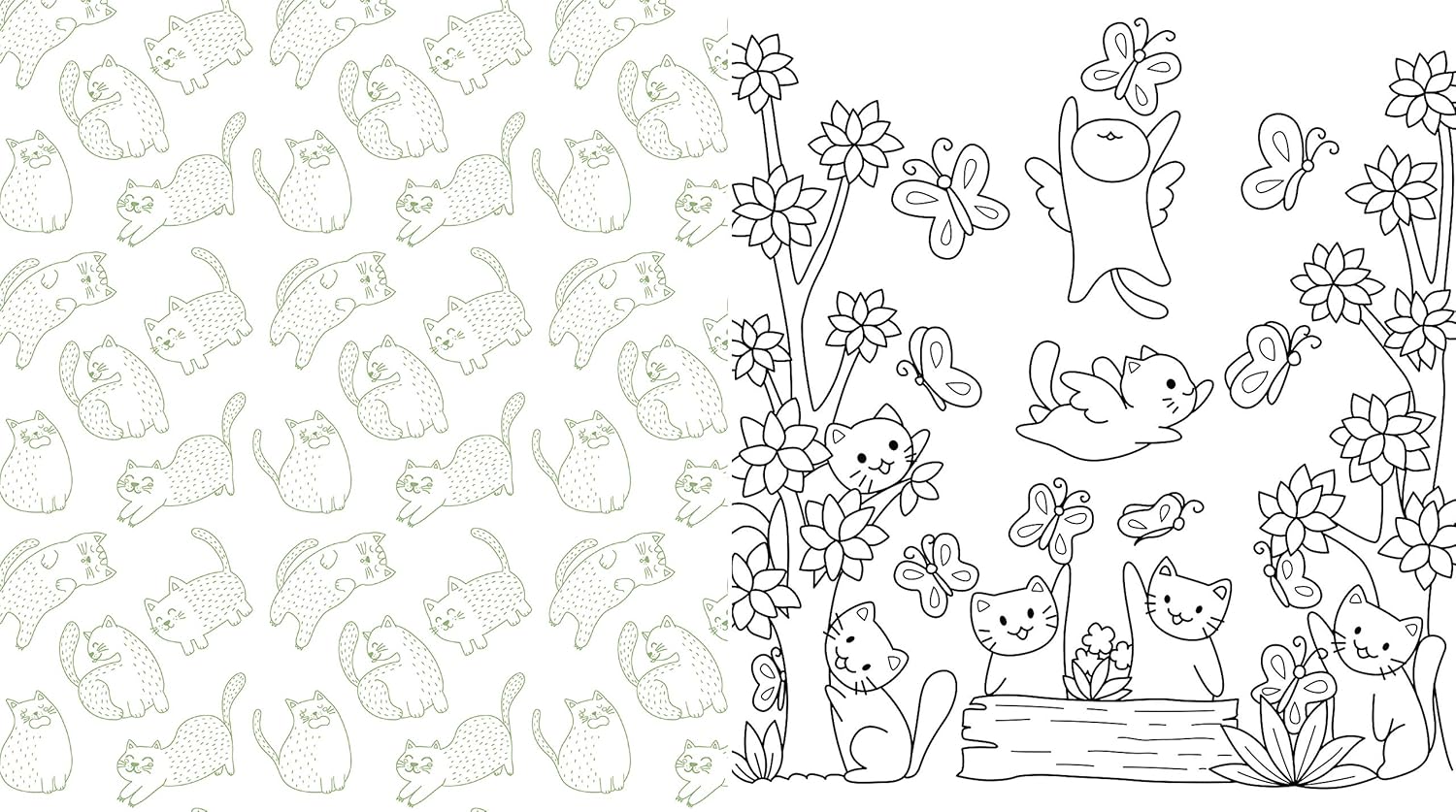 Kawaii Kitties Colouring