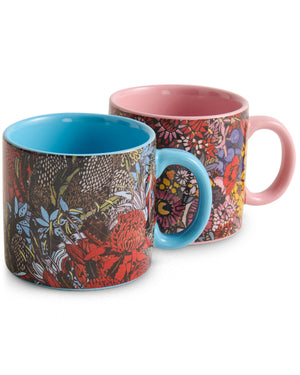 Native Paradise Set of 2 Mugs - Margaret Preston