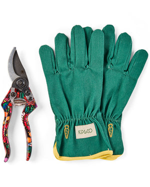 Paradise Garden Secateurs and Glove Set  - Margaret Preston
