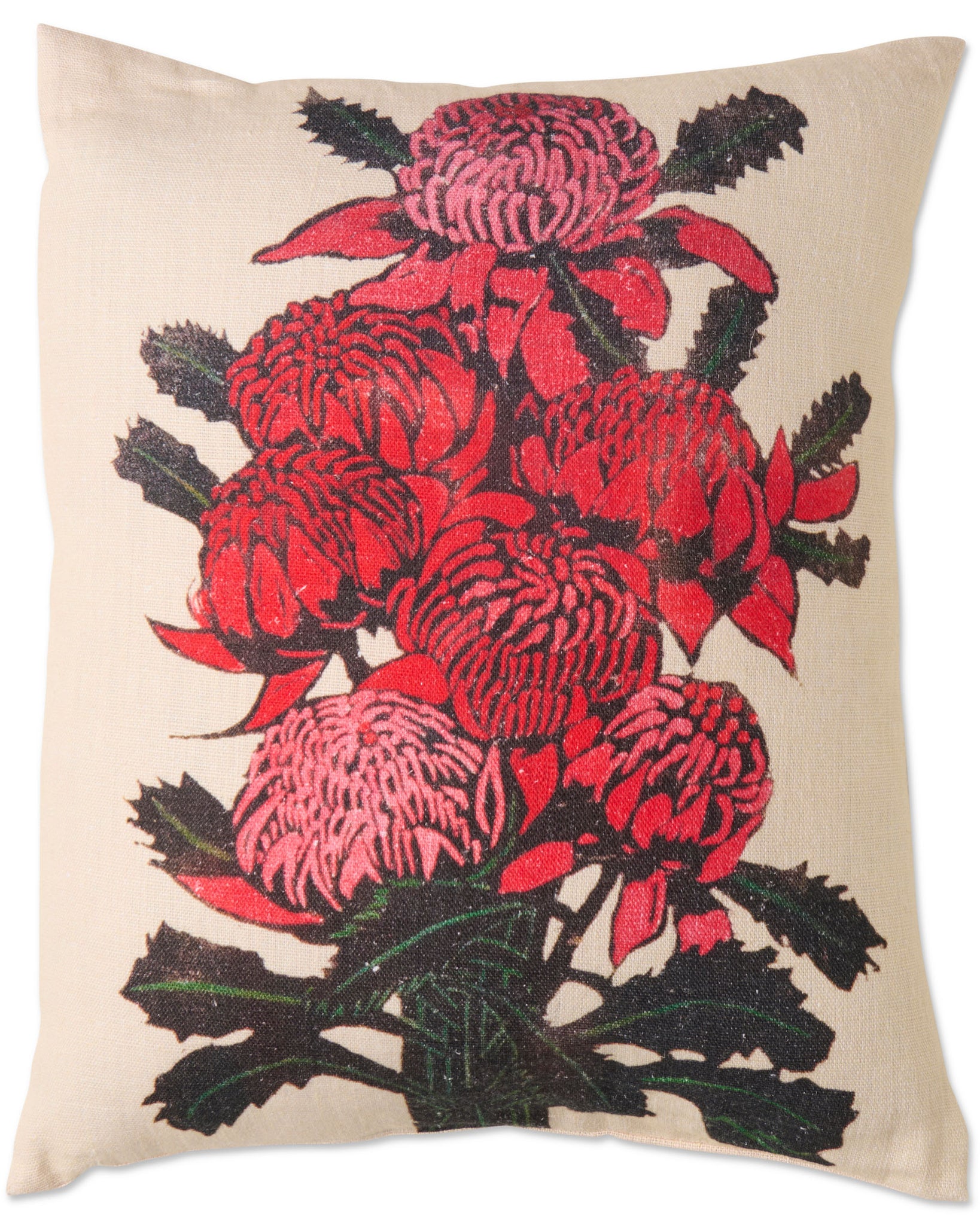 Waratah Upholstery Cushion - Margaret Preston