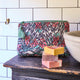 Protea Party Quilted Toiletry Purse  - Margaret Preston