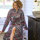 Protea Party Linen Robe  - Margaret Preston