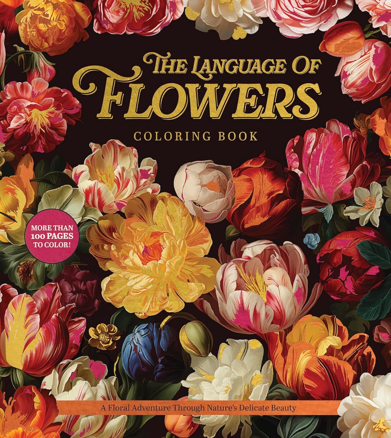 Language of Flowers Coloring Book