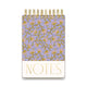 Large Chunky Notepad - Purple Vintage Floral