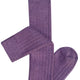 Long Rib Socks Mauve