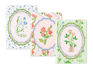 Cath Kidston Medium Notebook Set - Floral Vignette