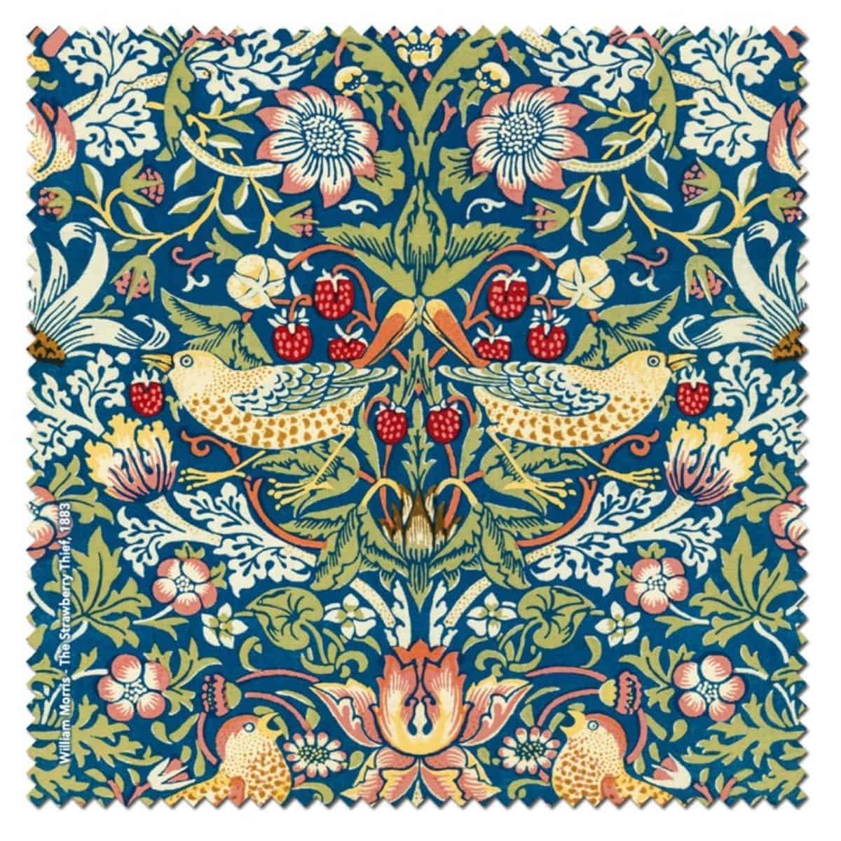 Microfibre Lens Cloth - William Morris: The Strawberry Thief