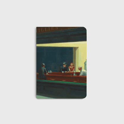 Edward Hopper - Nighthawks A5 Blank Notebook