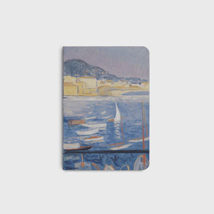 Henri Lebasque - Window Overlooking The Port A5 Blank Notebook