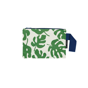 Mini Zip Pouch - Monstera