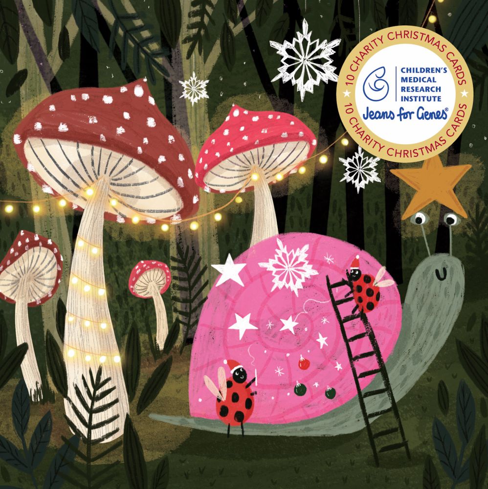 Christmas Card Wallet - CMRI - Mushroom Forest