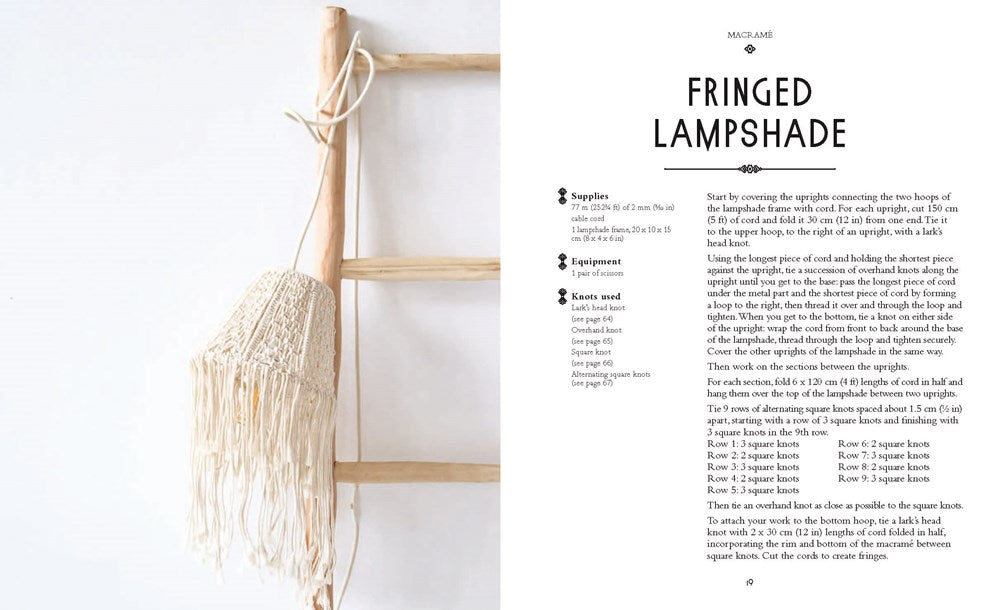 Macramé 25 Super Simple Projects For Your Home