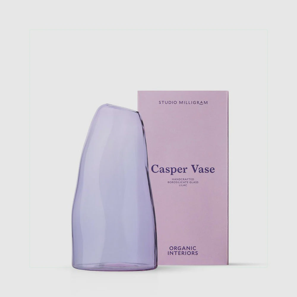 Casper Vase Lilac Large Organic Interiors