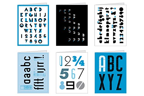 Modern Typography Notecards