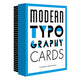 Modern Typography Notecards