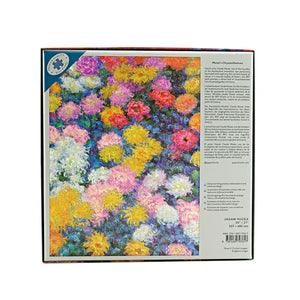 Monet's Chrysanthemums 1000 Piece Jigsaw