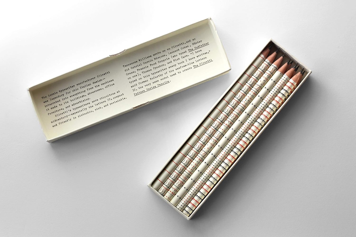 Paper + Goods: Olivetti Patterns Pencil Set