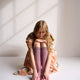 Ornella Long Cotton Socks Coral