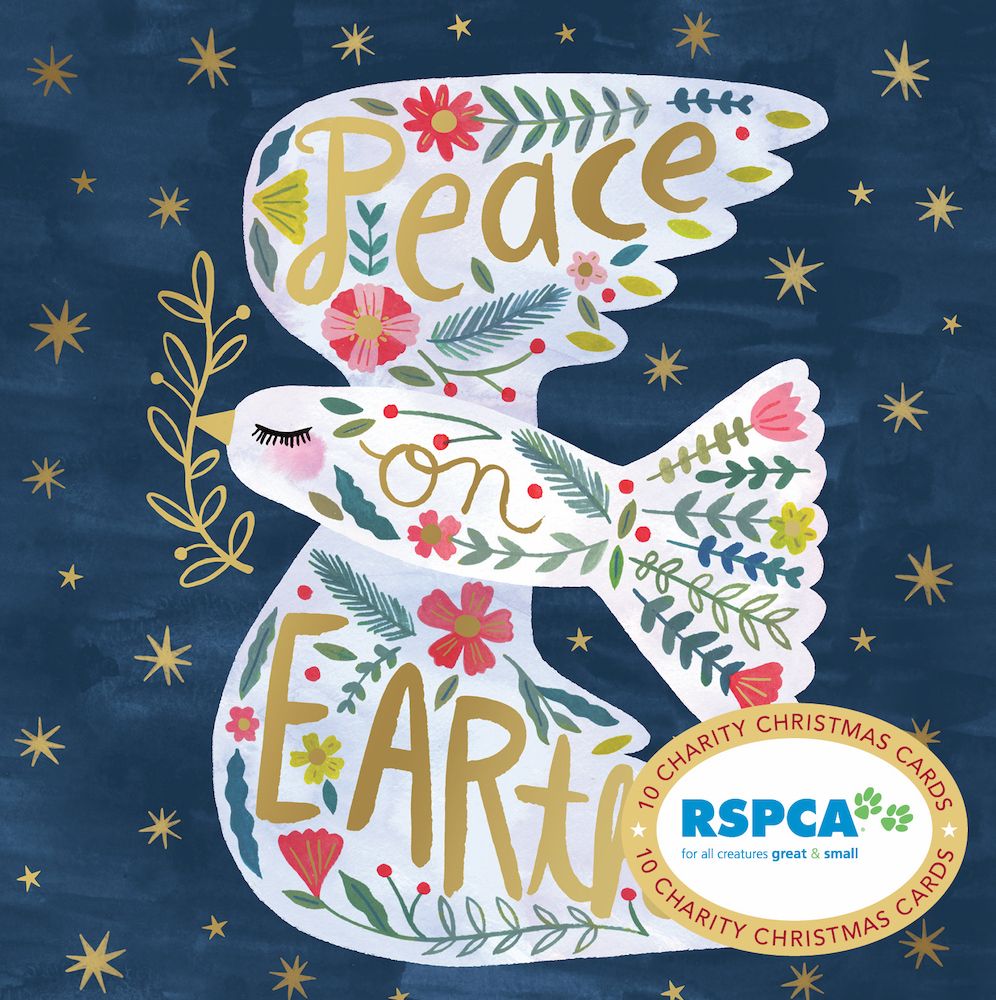 Christmas Card Wallet - RSPCA - Peace On Earth