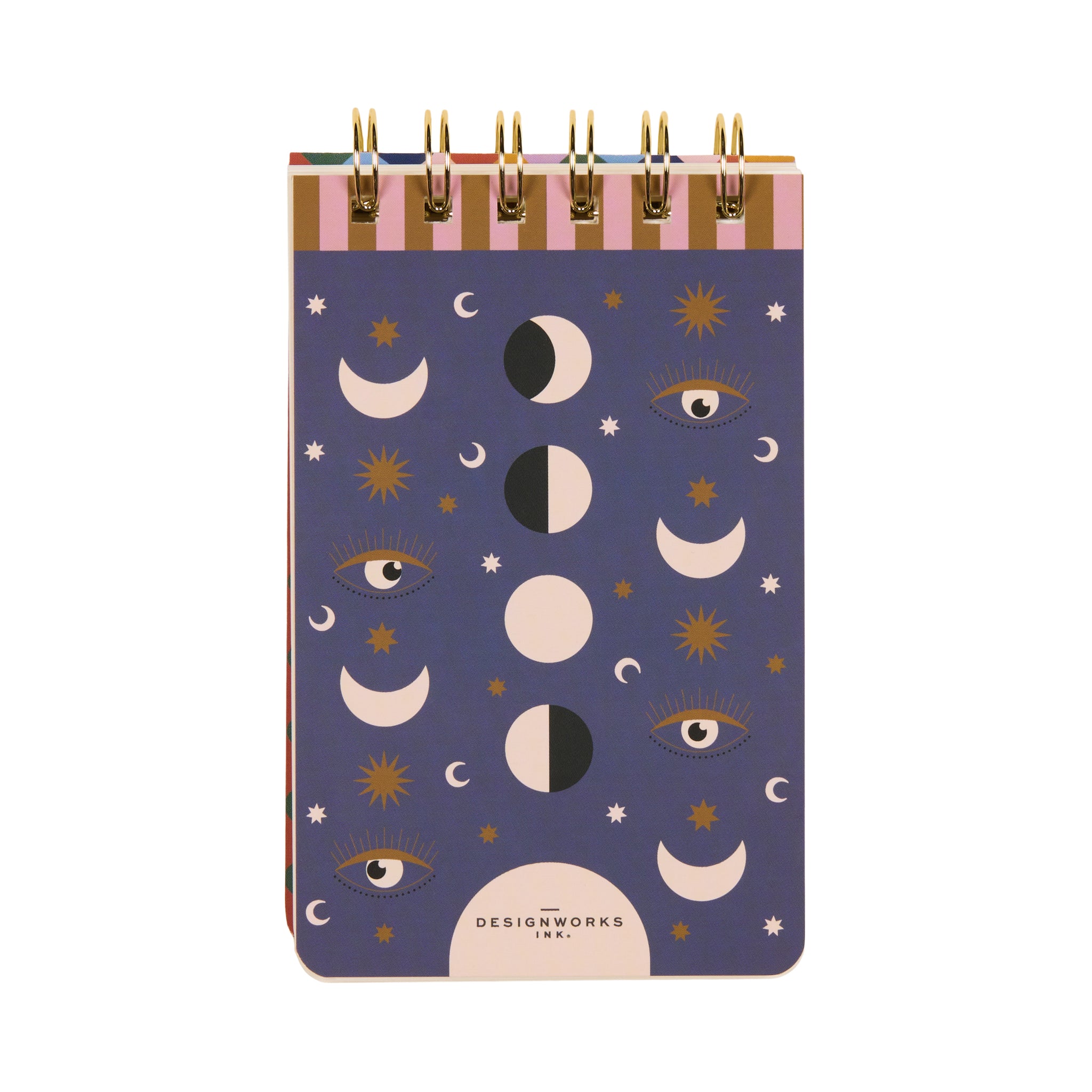 Adopo Twin Wire Notebook - Moon Phases