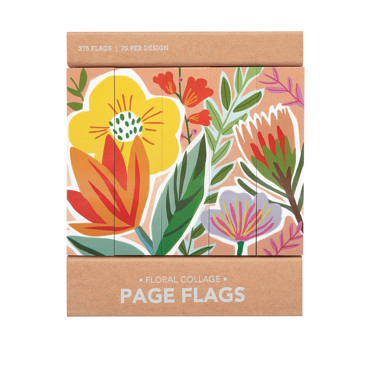 Page Flags: Floral Collage