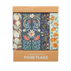 Page Flags: Floral Wallpaper