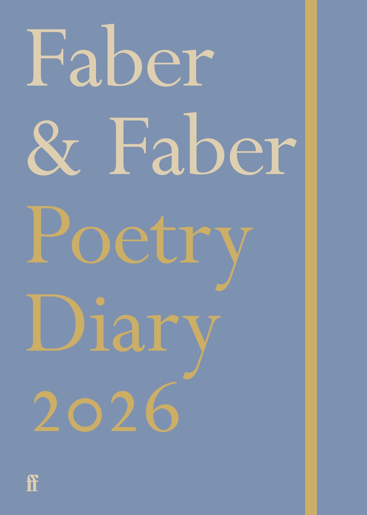 Faber & Faber Poetry Diary 2026